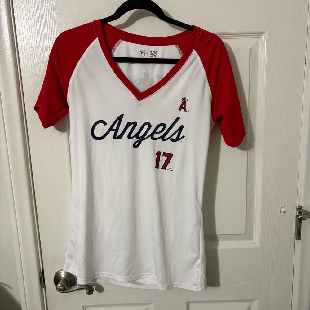 Campus Lifestyle MLB Angels Ohtani 17 Baseball V Neck Medium